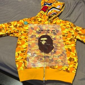 Bape X Pub G Full Zip Shark Hoodie